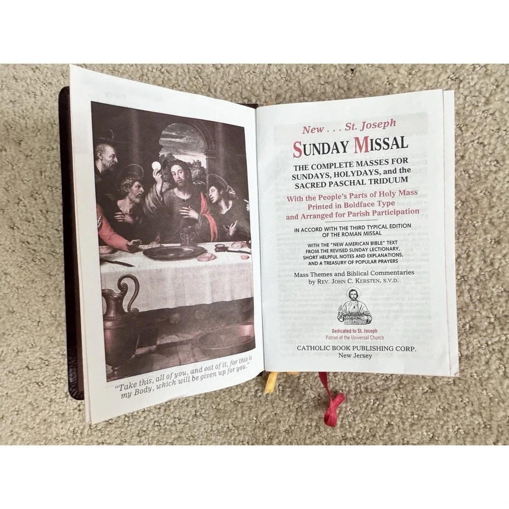 SAINT JOSEPH Sunday Missal Complete Edition (New Revised Liturgy) Catholic Book